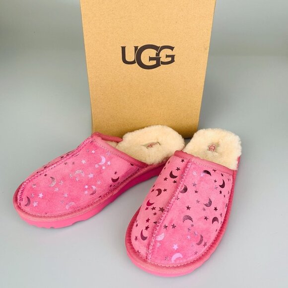 NIB UGG Keegan Slipper Moon And Stars Size 5 - Picture 11 of 11
